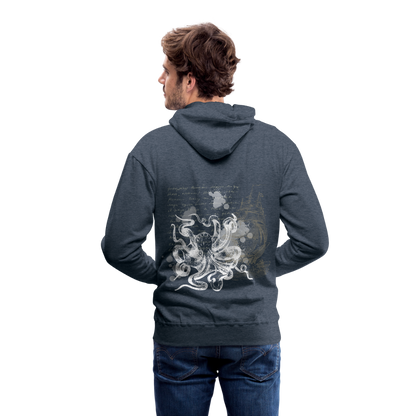 Vintage Steampunk Oktopus Motiv - Männer Premium Hoodie - by Artful Alchemist
