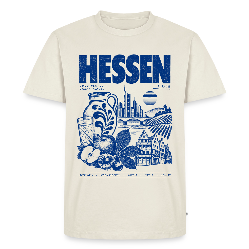 Hessen – Männer Premium T-Shirt - Naturweiß