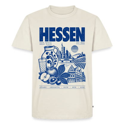 Hessen – Männer Premium T-Shirt - Naturweiß