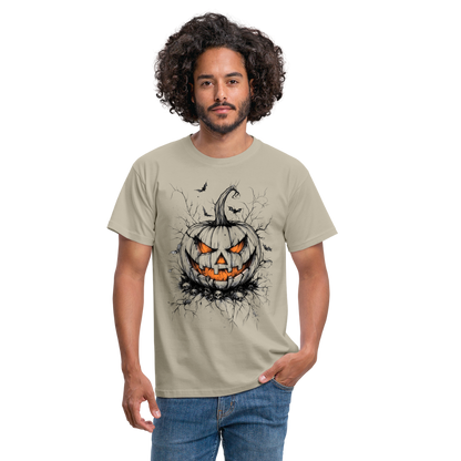 Gruseliger Horror Kürbis - Halloween Motiv - Männer T-Shirt - by Artful Alchemist