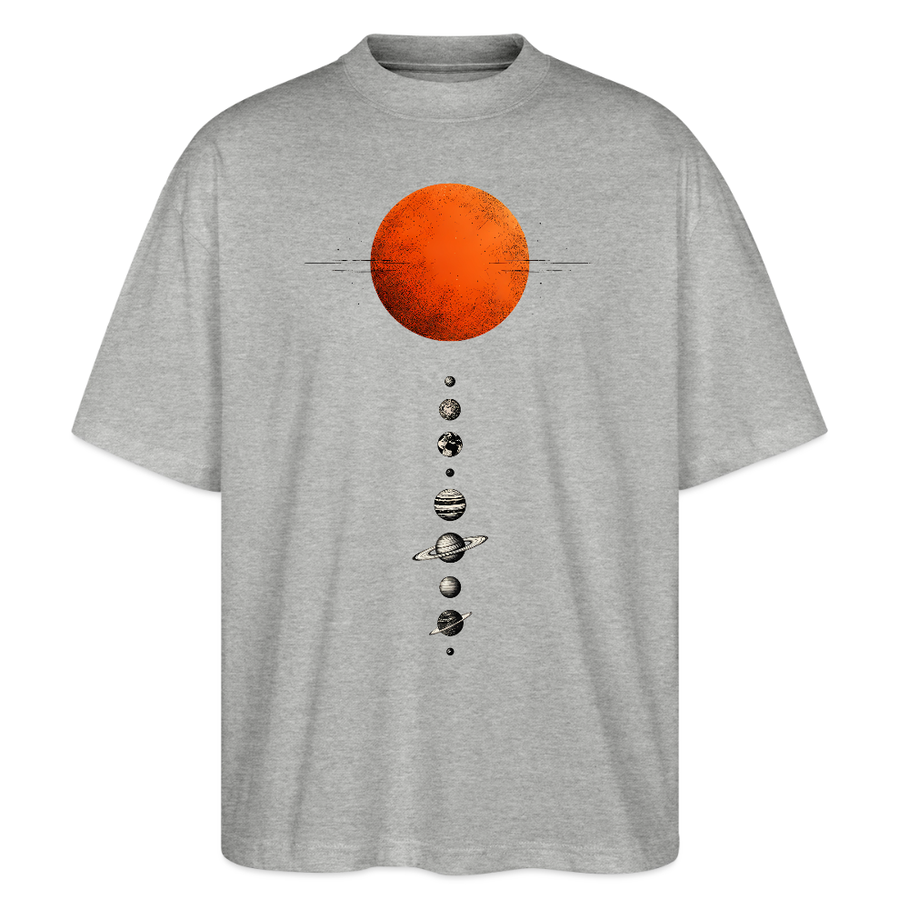 Sonnensystem - Oversized Unisex Bio T-Shirt Blaster 2.0 - by Artful Alchemist