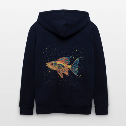 Bunter Meeres Fisch - Stanley/Stella Unisex Bio-Kapuzenjacke CULTIVATOR - by Artful Alchemist