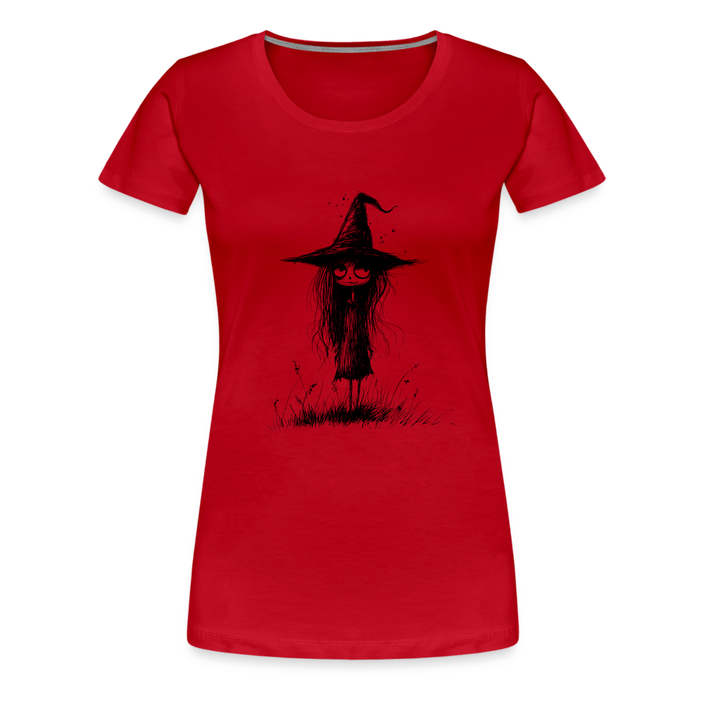 Kleine Hexe - Frauen Premium T-Shirt - Rot