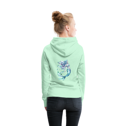 Meerjungfrau als Aquarelle - Frauen Premium Hoodie - by Artful Alchemist