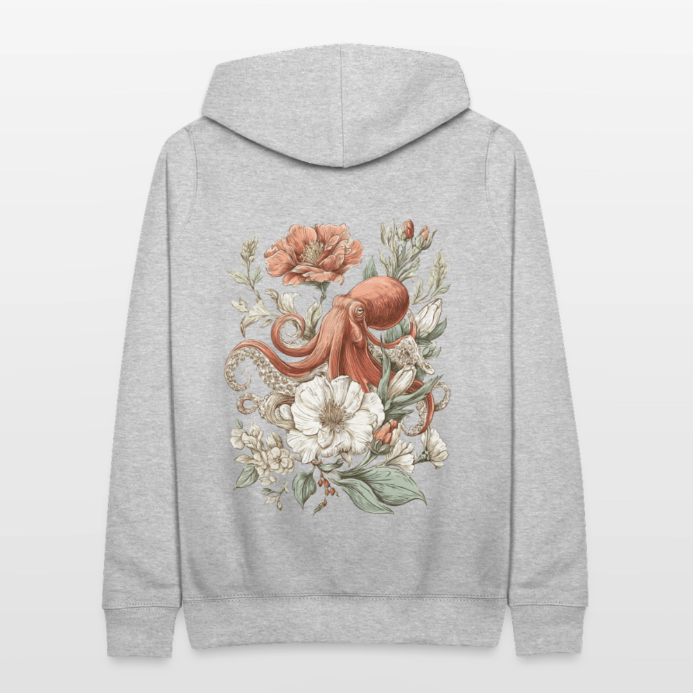 Oceanic Bloom – Vintage Octopus - Frauen Hoodie - by Artful Alchemist