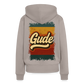 „Gude“ – Retro Look aus Hessen - Frauen Premium Bio Hoodie - Taupe