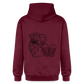 Bembel mit Gläsern  - Hessisch Mundart - Unisex Premium Hoodie - Maroon