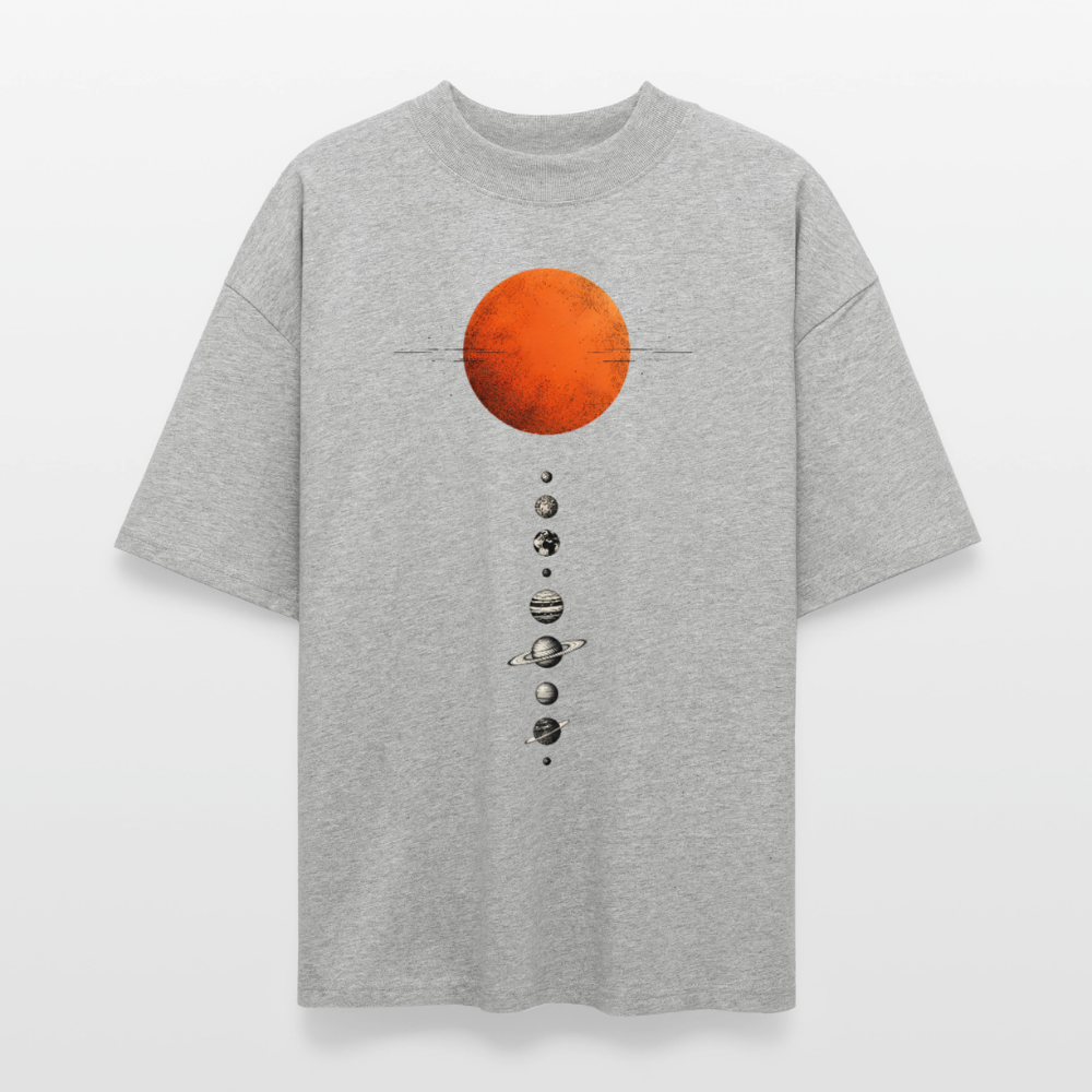 Sonnensystem - Oversized Unisex Bio T-Shirt Blaster 2.0 - by Artful Alchemist