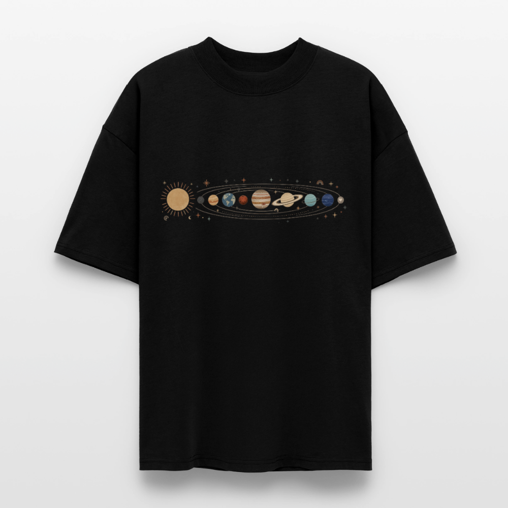 Cosmic Alignment – Oversized Unisex Bio T-Shirt Blaster 2.0 - Schwarz