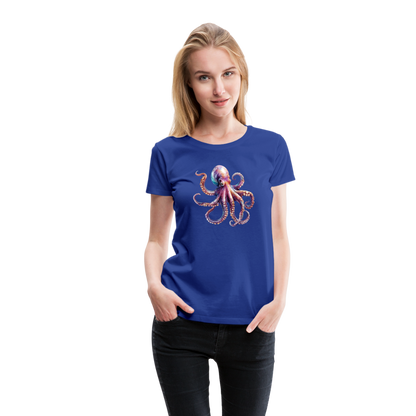 Cooles Wasserfarben Aquarell Oktopus Design - Frauen Premium T-Shirts - by Artful Alchemist