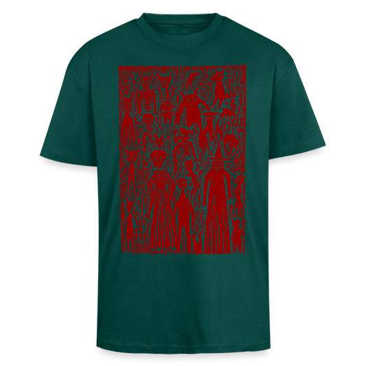 Night Creatures – Oversized Heavyweight Unisex T-Shirt - by Artful Alchemist