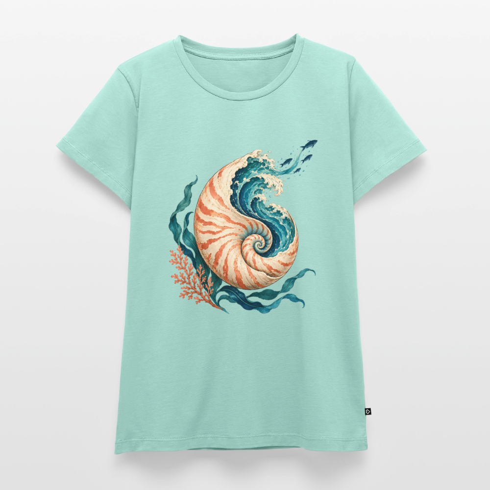 Nautilus Wave – Frauen Premium T-Shirt - Mint 