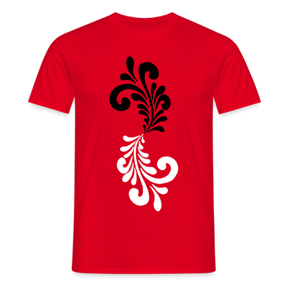 Bembel Ornamente schwarz/weiß - Männer Shirt - by Artful Alchemist