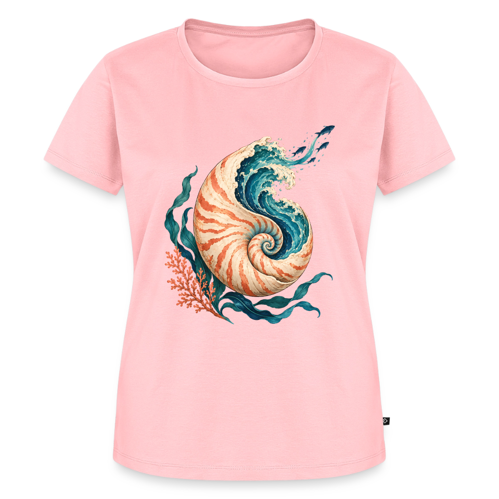Nautilus Wave – Frauen Premium T-Shirt - Rosa