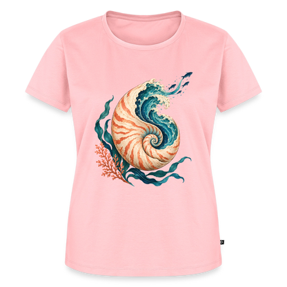 Nautilus Wave – Frauen Premium T-Shirt - Rosa