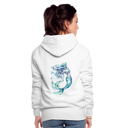 Meerjungfrau als Aquarelle - Frauen Premium Hoodie - by Artful Alchemist