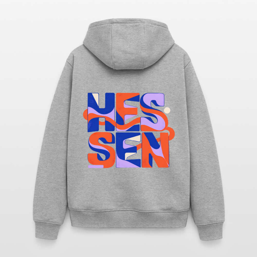 Hessen Color – Oversized Heavyweight Unisex Hoodie - Grau meliert