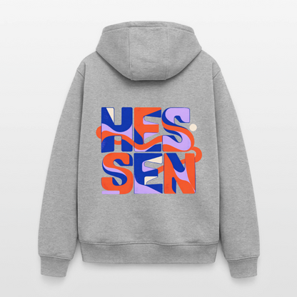 Hessen Color – Oversized Heavyweight Unisex Hoodie - Grau meliert