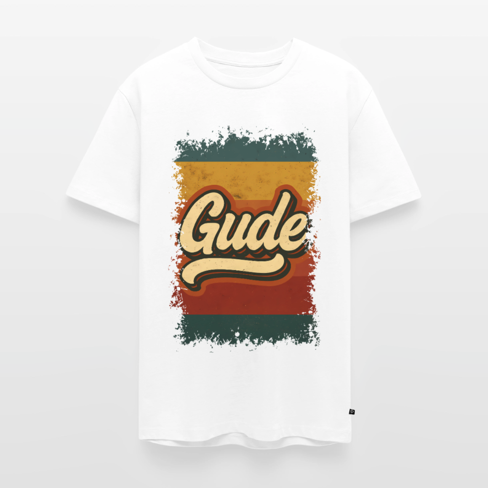 GUDE Shirt - Männer Premium T-Shirt - Weiß