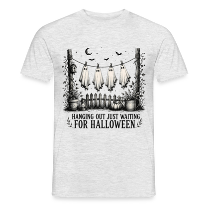Hanging Out Just Waiting For Halloween - Männer T-Shirt - by Artful Alchemist