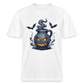 Hessisch Halloween Bembel - Unisex Relaxed Fit Bio-T-Shirt - Weiß