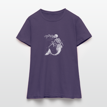 Florale Skelett Meerjungfrau - Frauen T-Shirt - by Artful Alchemist
