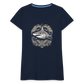 Cooler Hai mit Boho/Tribal Mustern - Frauen Premium T-Shirts - Navy