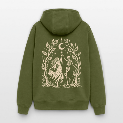 Moonlight Dance – Oversized Heavyweight Unisex Hoodie - Khaki