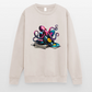 DJ Oktopus – Wenn Tiefsee auf Vinyl trifft - Unisex Pullover - Sand