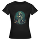 Comic Ghul Zombie Meerjungfrau - Frauen T-Shirt - Schwarz