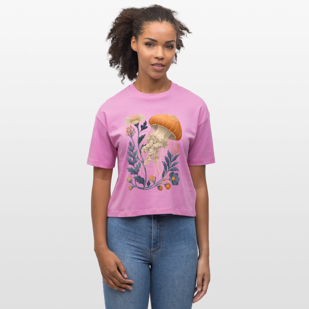 Ocean Bloom – Medusen-Art Boxy Bio-Shirt - Stanley/Stella Frauen Boxy Bio-T-Shirt Nova - by Artful Alchemist