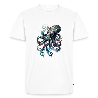 Cooler Wasserfarben Aquarell Oktopus - Männer Premium T-Shirt - by Artful Alchemist