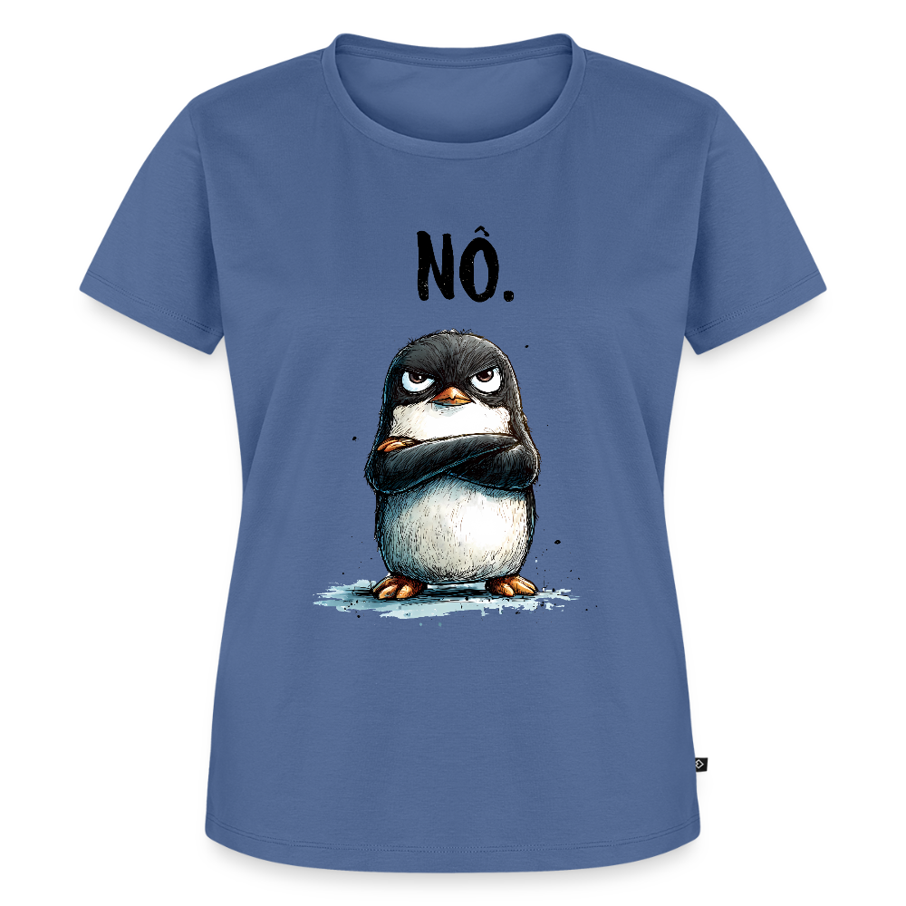Grumpy Penguin – „NÖ.“ - Frauen Premium T-Shirt - by Artful Alchemist