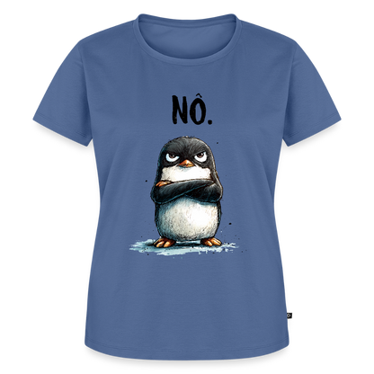 Grumpy Penguin – „NÖ.“ - Frauen Premium T-Shirt - by Artful Alchemist