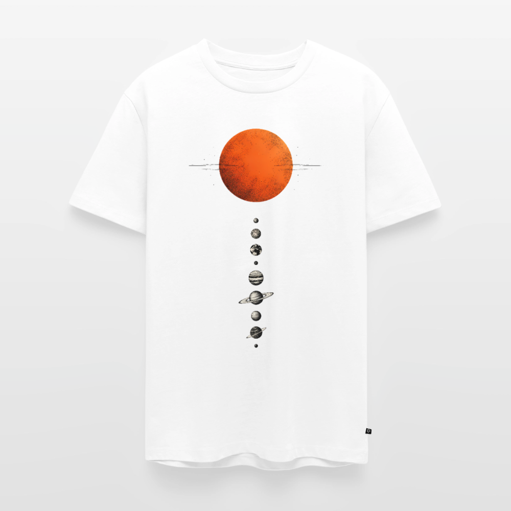 Sonnensystem - Männer Premium T-Shirt - Weiß