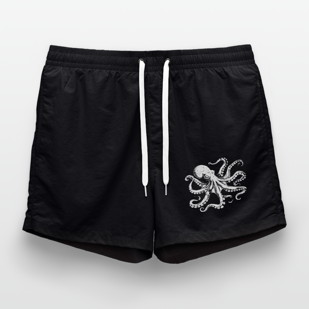 Cooler Oktopus Kraken - Badeshorts Unisex - Schwarz