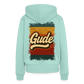 „Gude“ – Retro Look aus Hessen - Frauen Premium Bio Hoodie - Mint 
