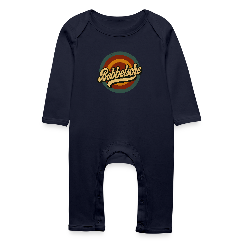 Bobbelsche - Baby Bio Strampler - Navy
