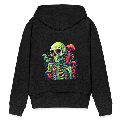 Horror Pilz Skelett - Happy Halloween - Frauen Premium Hoodie - by Artful Alchemist