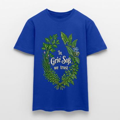 In Grie` Soß we trust - Männer T-Shirt - by Artful Alchemist