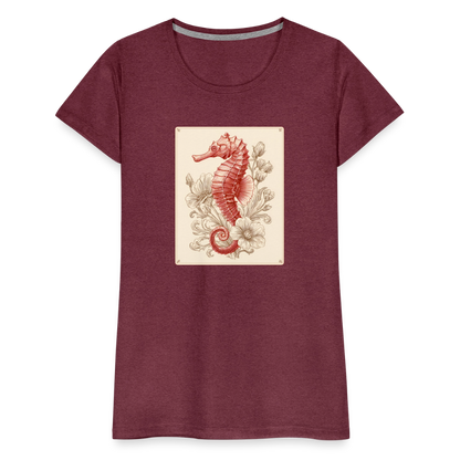 Vintage Seepferdchen - Frauen Premium T-Shirt - by Artful Alchemist