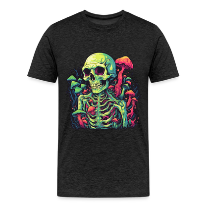 Horror Pilz Skelett - Happy Halloween - Männer Premium T-Shirt - by Artful Alchemist