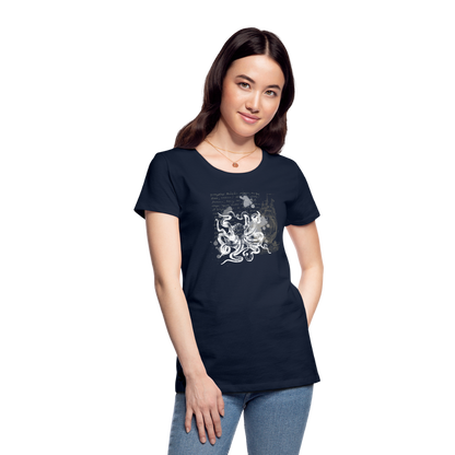 Vintage Steampunk Oktopus Motiv - Frauen Premium T-Shirts - by Artful Alchemist