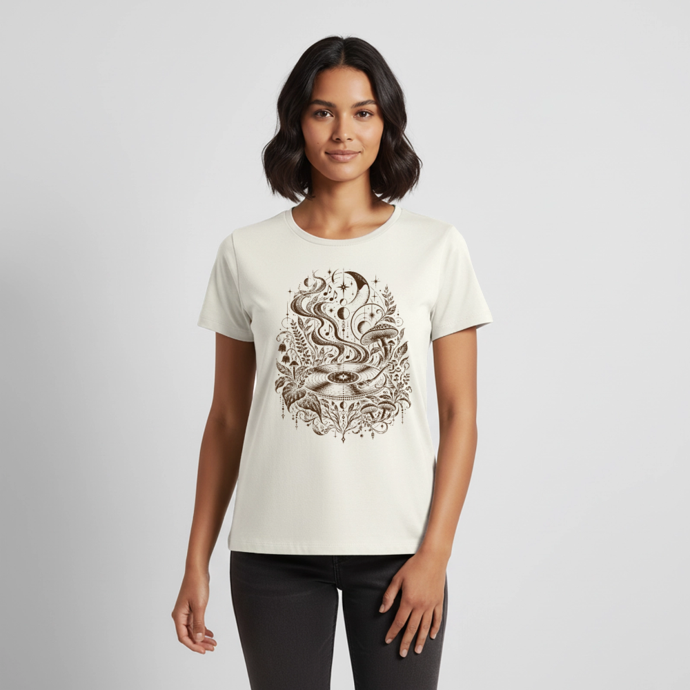 Moonlight Vinyl – Frauen Premium T-Shirt - by Artful Alchemist