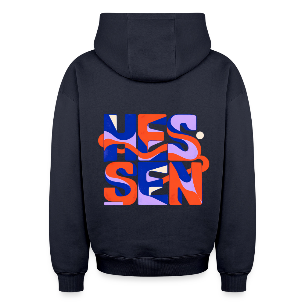 Hessen Color – Oversized Heavyweight Unisex Hoodie - Navy