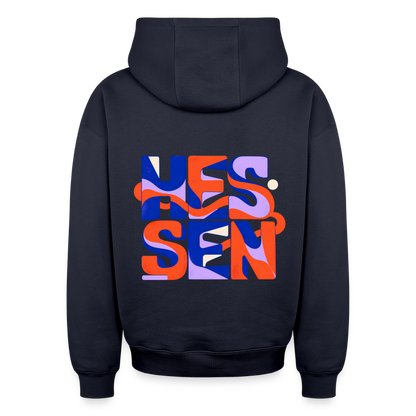 Hessen Color – Oversized Heavyweight Unisex Hoodie - Navy