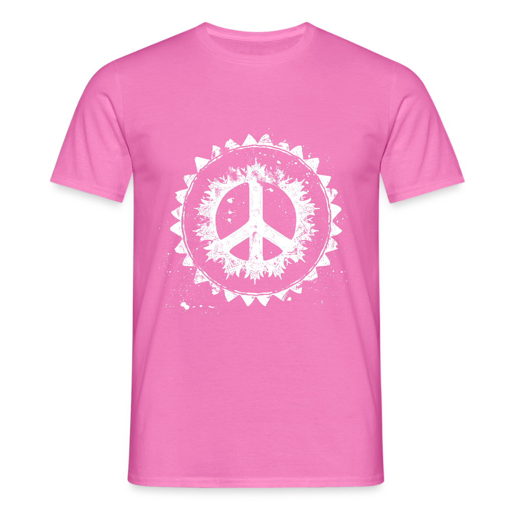 Urban Retro Peace Zeichen - Männer T-Shirt - by Artful Alchemist