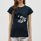 Hessisch Balance - Yin und Yang - Frauen T-Shirt - Navy