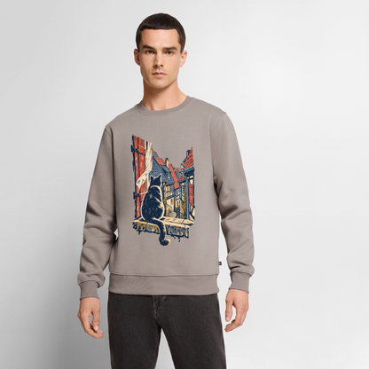 Altstadt-Katze – Männer Premium Pullover - by Artful Alchemist