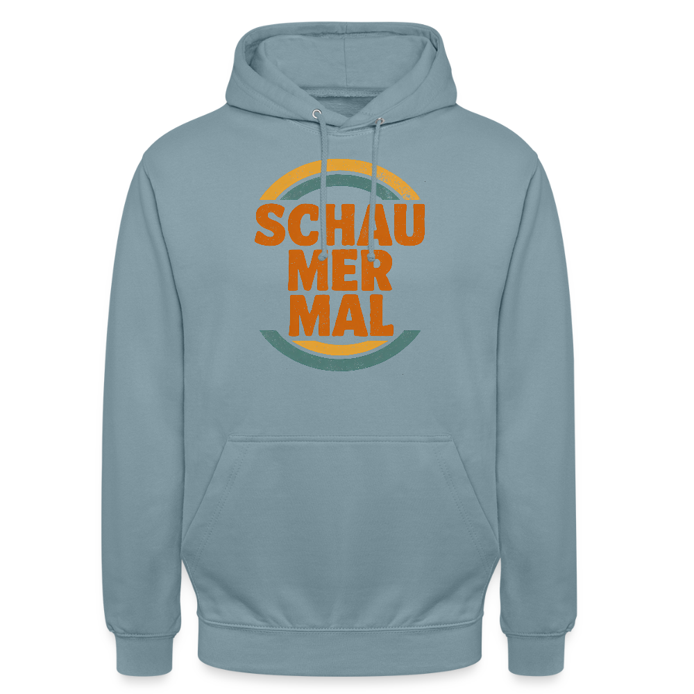 „Schau Mer Mal“ – Retro Look aus Hessen - Unisex Hoodie - by Artful Alchemist